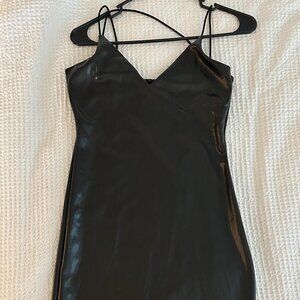 Black latex Dress